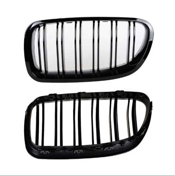 Grile duble negru lucios BMW Seria 5 F10 / F11