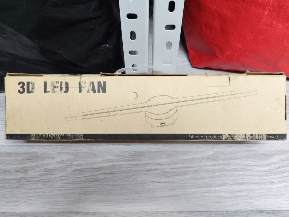 Продам новый 3D LED Fan Z2 (42см) управление через приложение