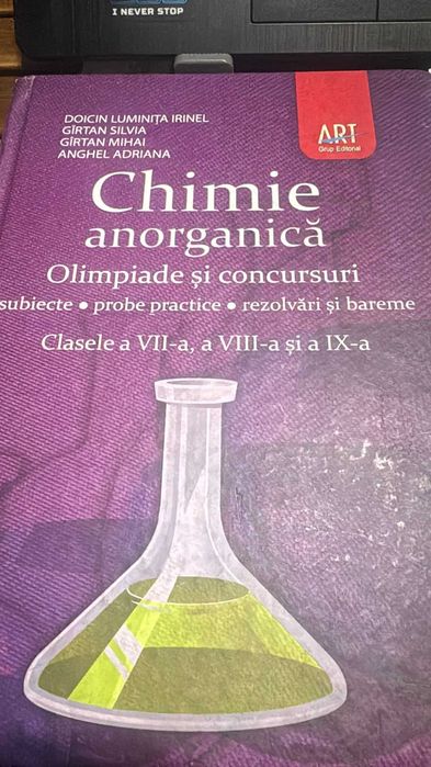 CHIMIE anorganică. Olimpiade şi concursuri. Clasele a VII, VIII şi IX