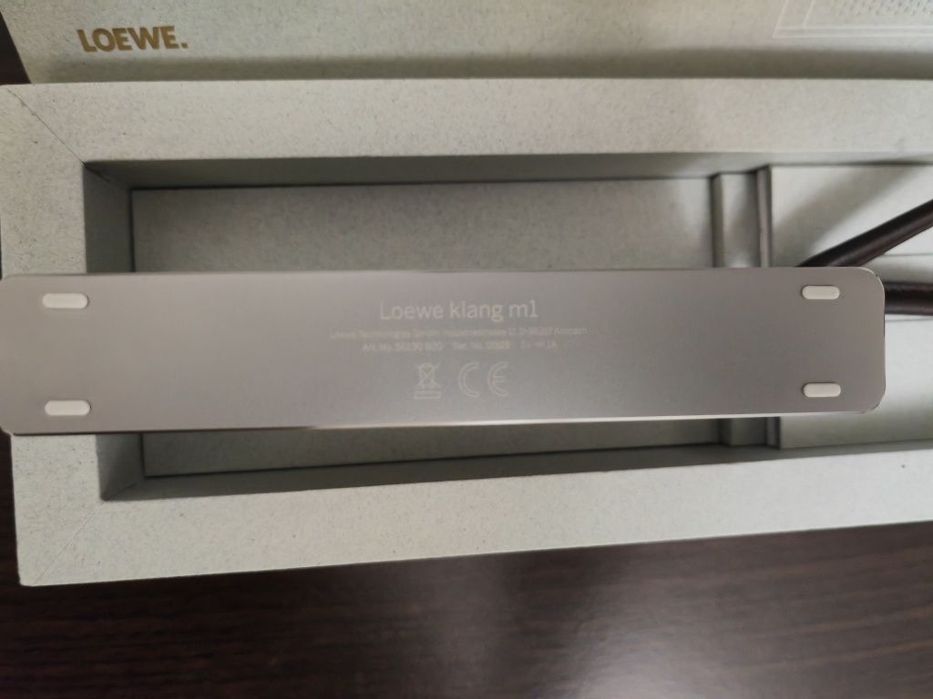 Loewe klang m1 Silver преносима Bluetooth тонколонка