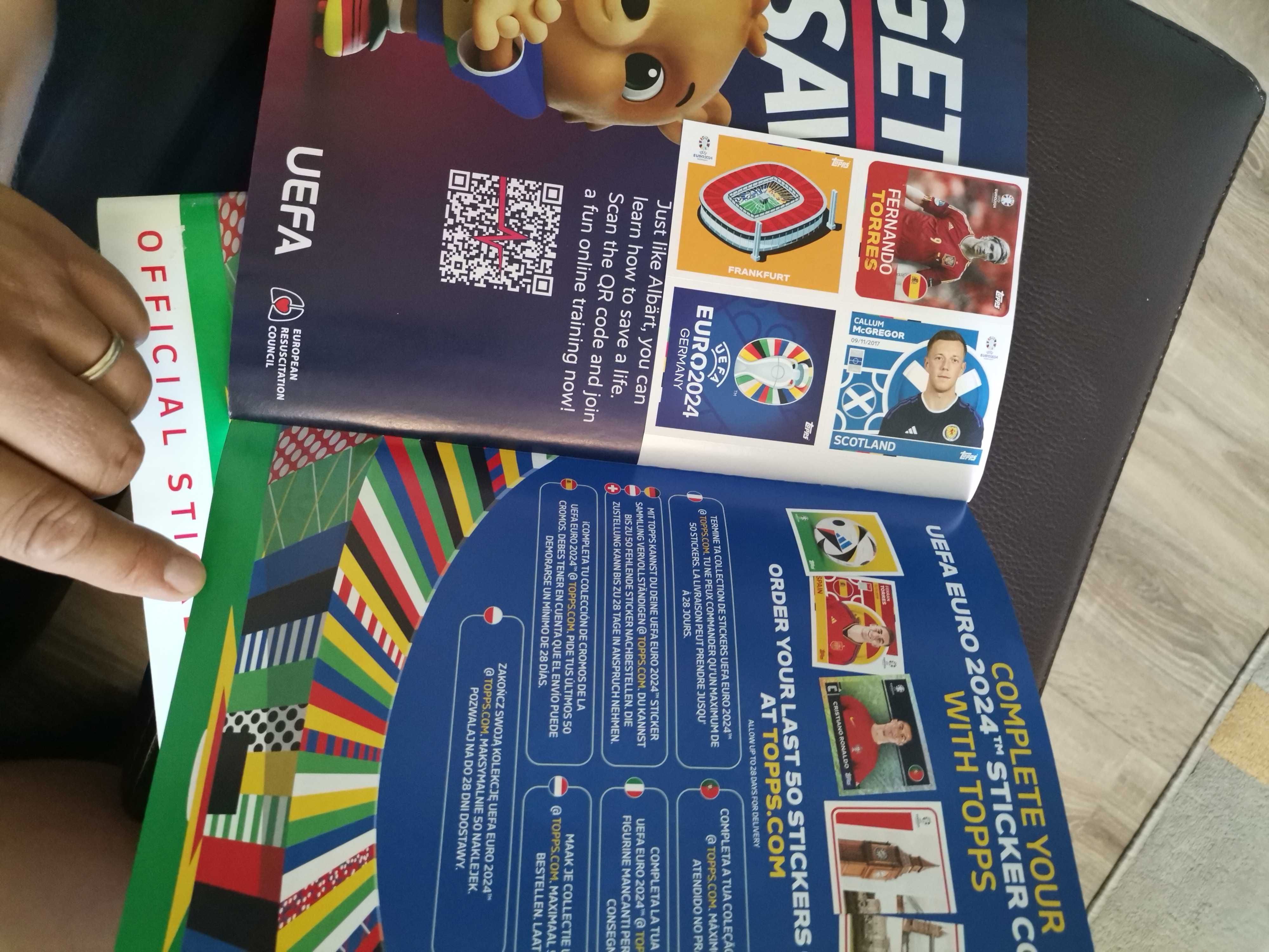 Album EURO 2024 tops și stikere