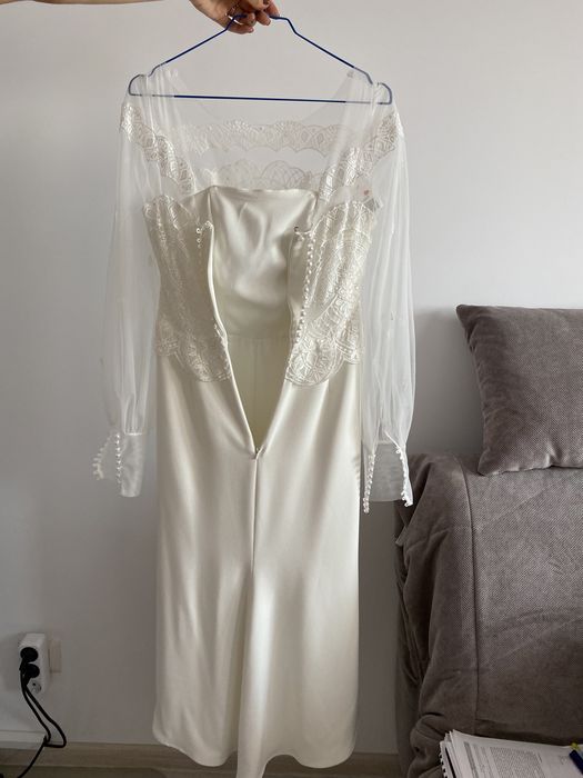 Vând rochie de mireasă design Haute Couture made by Ștefania Caragea