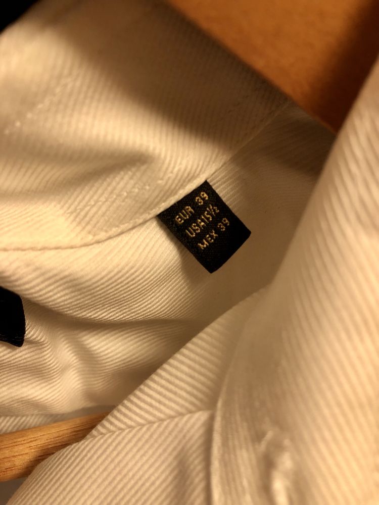 Рубашка белая M Massimo Dutti