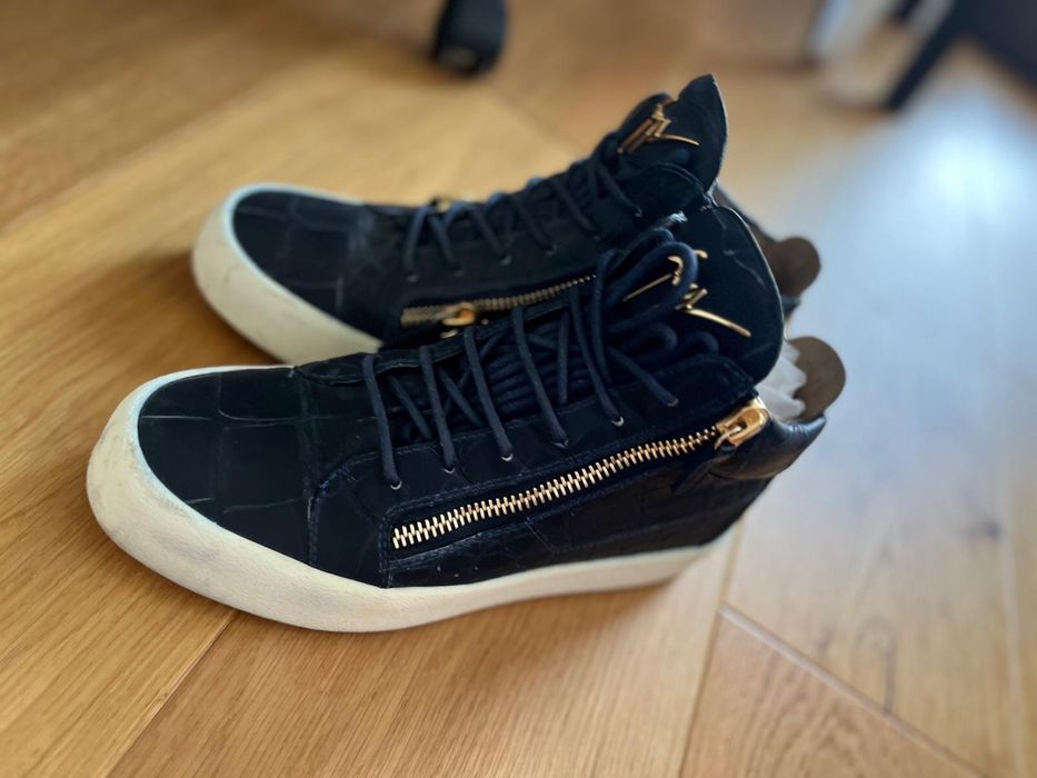 Giusseppe Zanotti crocodile sneakers 40eu