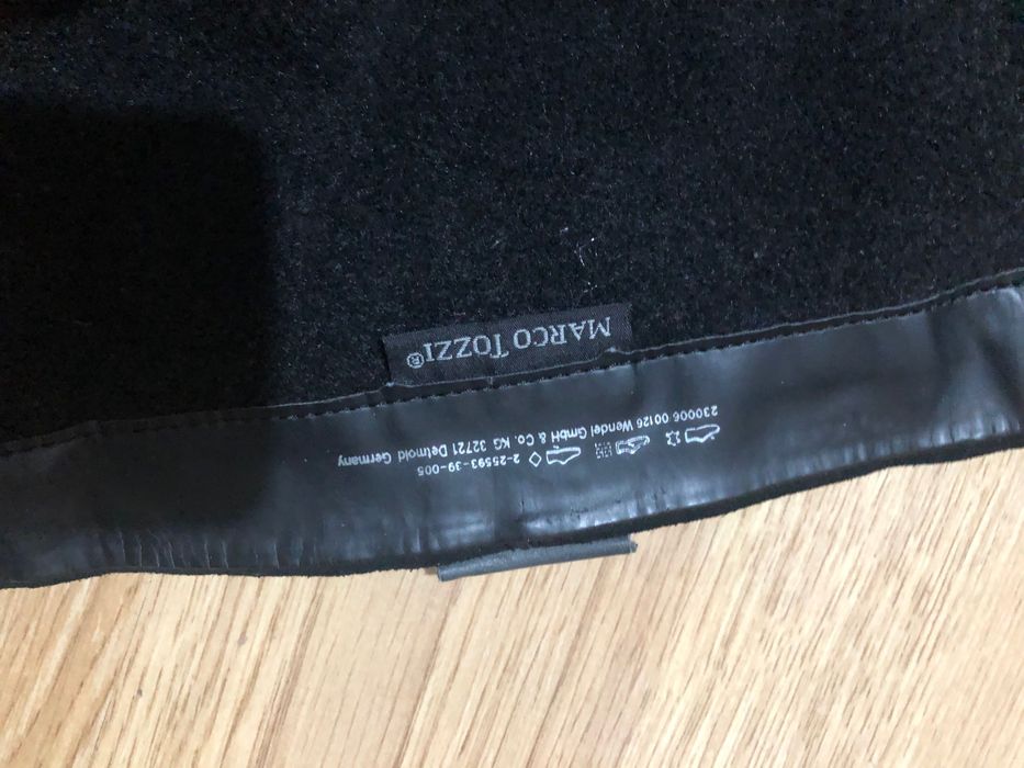 Cizme  lungi piele intoarsa 41