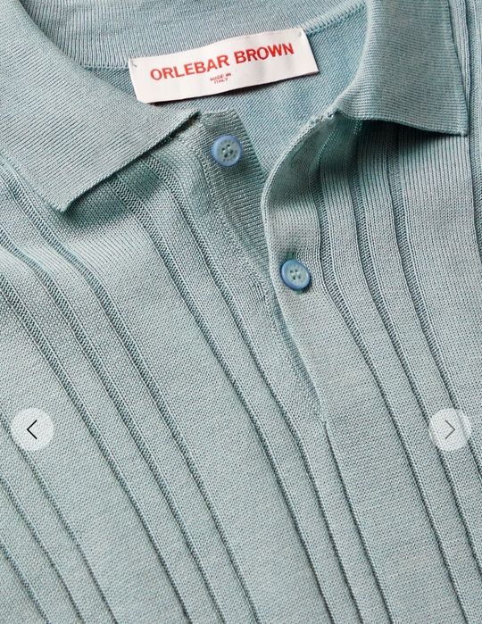 MARON ORLEBAR

Tricou Fairfield Slim-Fit, din mătase și bumbac, cu vâr