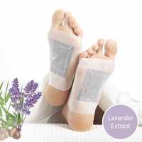 Plasturi Detoxifianti pentru Picioare Lavender InnovaGoods 10 Unitati