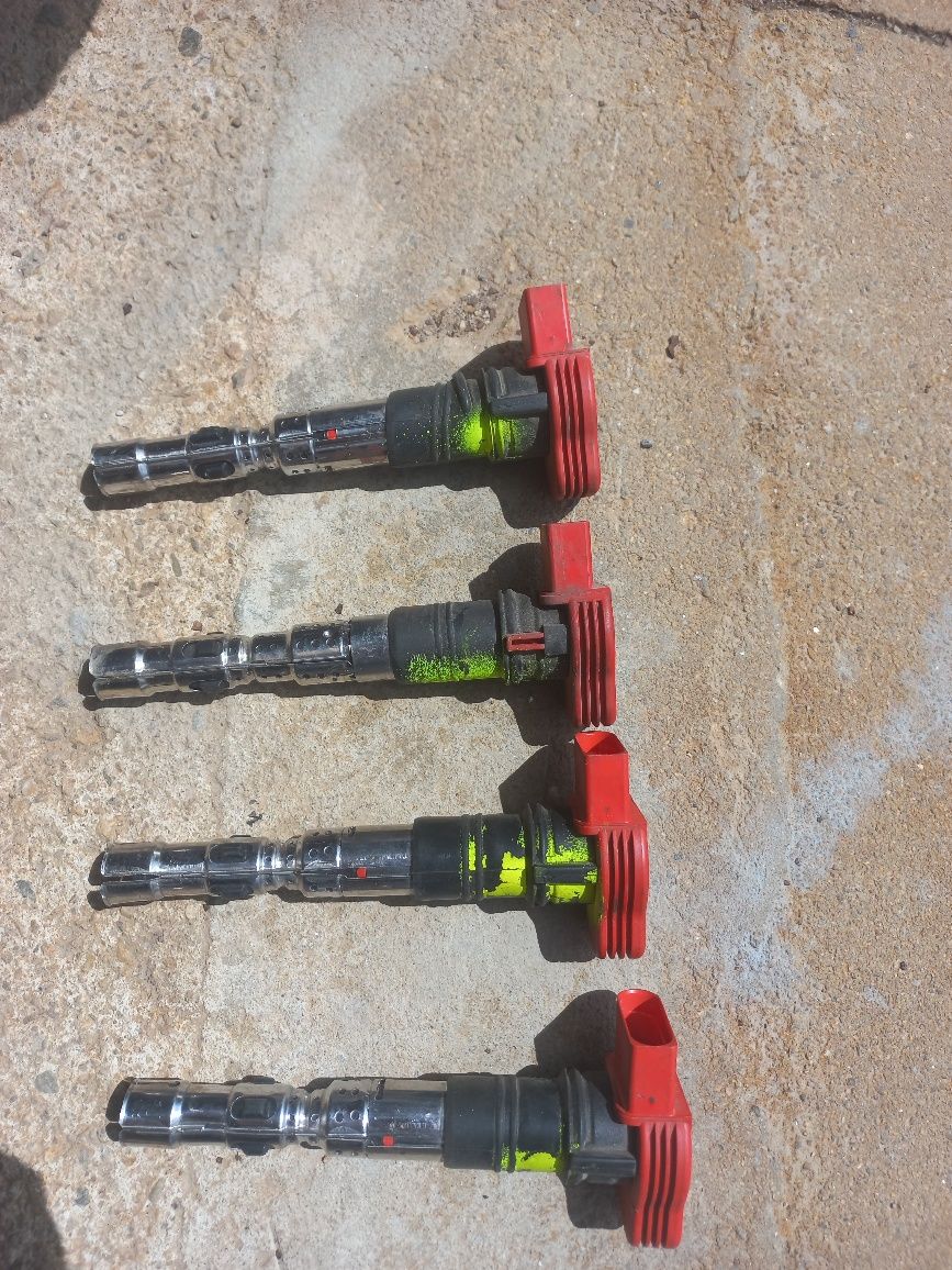Червени бобини от 4.2 v8