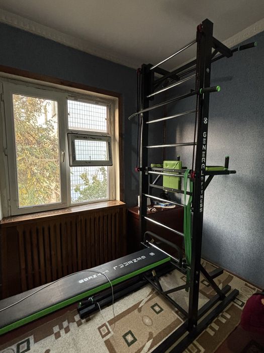 Шведская стенка со скамьей