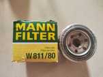 Маслен филтър MANN FILTER W 811/80 Kia Hyundai Mitsubishi Mazda и др.