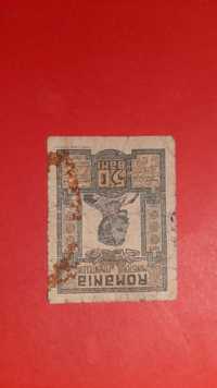 Bancnota 50 bani 1917