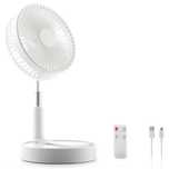 Ventilator cu picior extensibil reincarcabil USB-C 7200mAh telecomanda