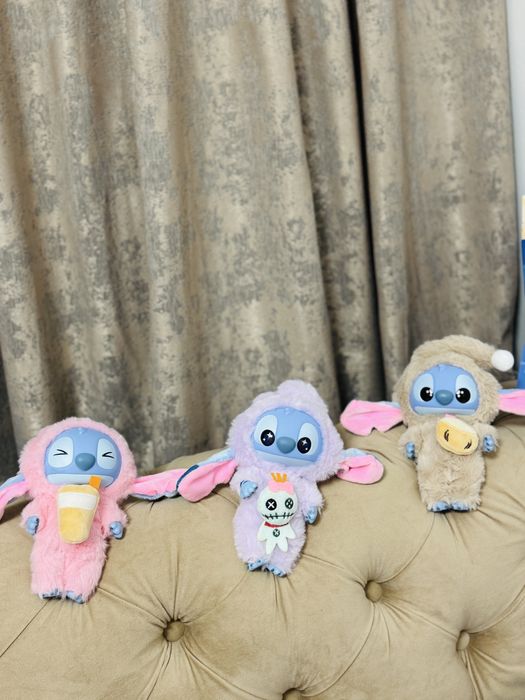 Labubu Stitch miniso disney canta si lumineaza