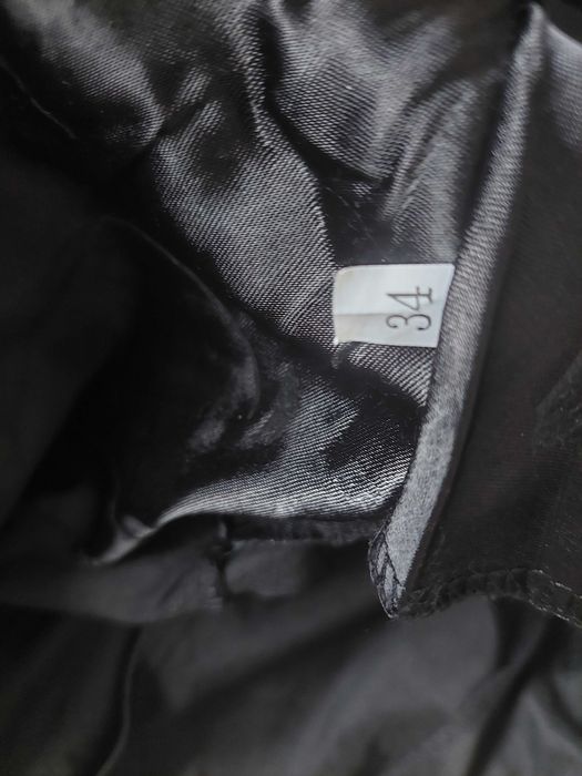 Jacheta/sacou negru stil office/elegant satinat cambrat