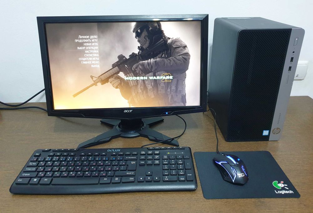 Core i3, компьютер HP 20" | i3_7100 | 4Gb DDR4 | HDD-500G продам