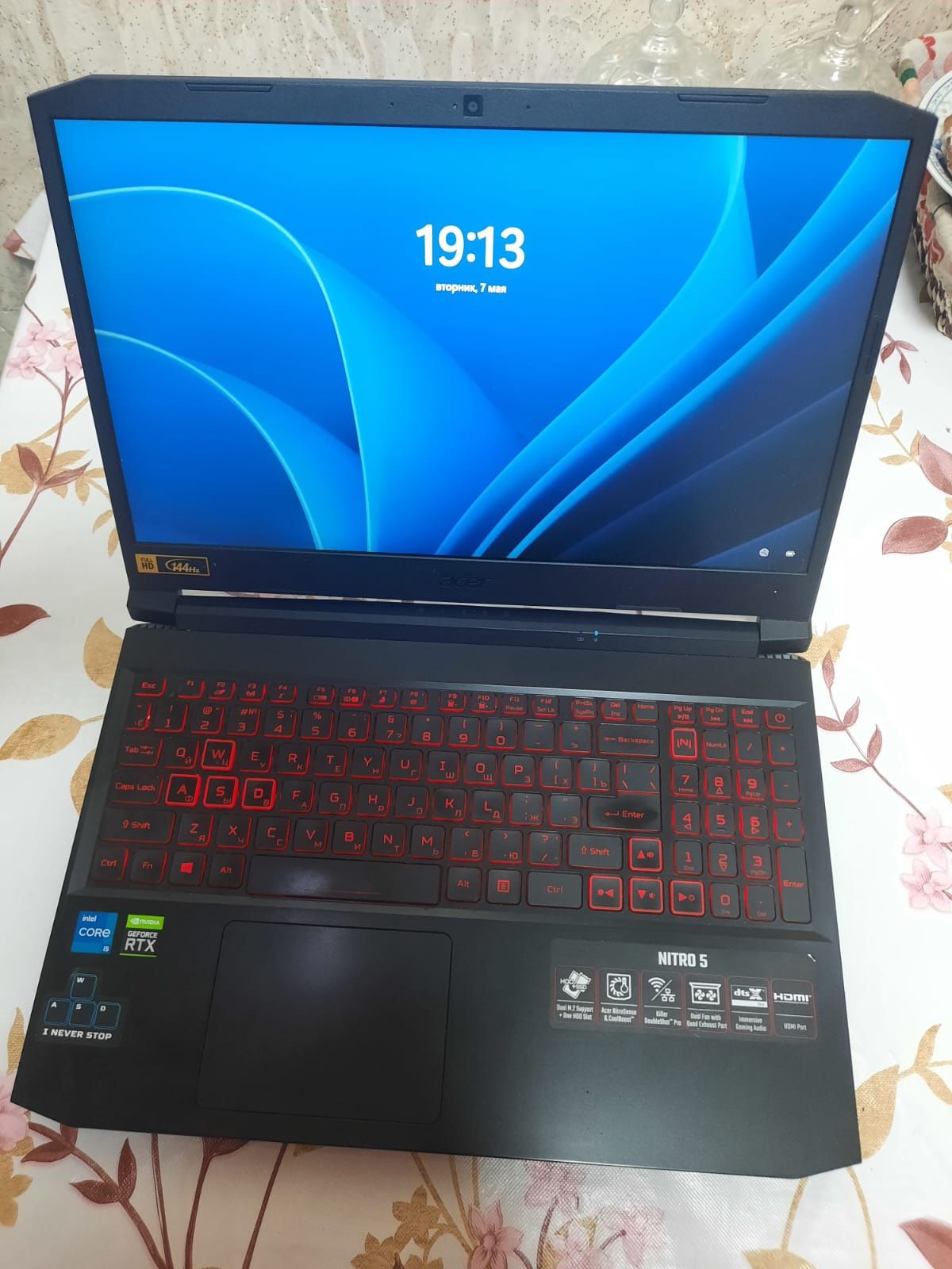 Acer i5 11400H RTX3050 мощный ноутбук Nitro игровой