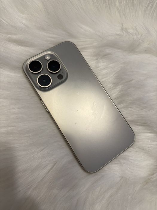 IPHONE 15 PRO natural titanium 100% baterie 128gb
