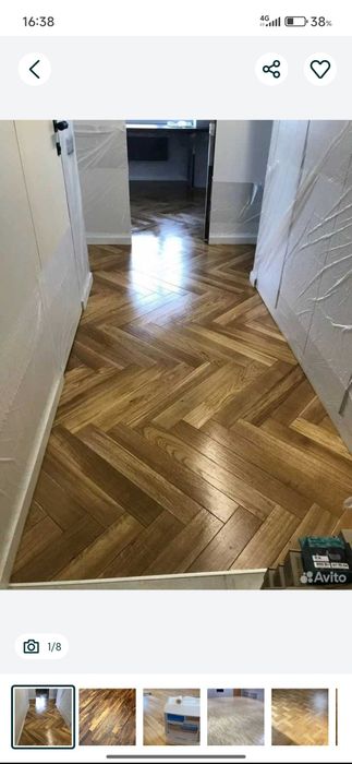 Шлифовка укладка пол паркет ламинат киламз