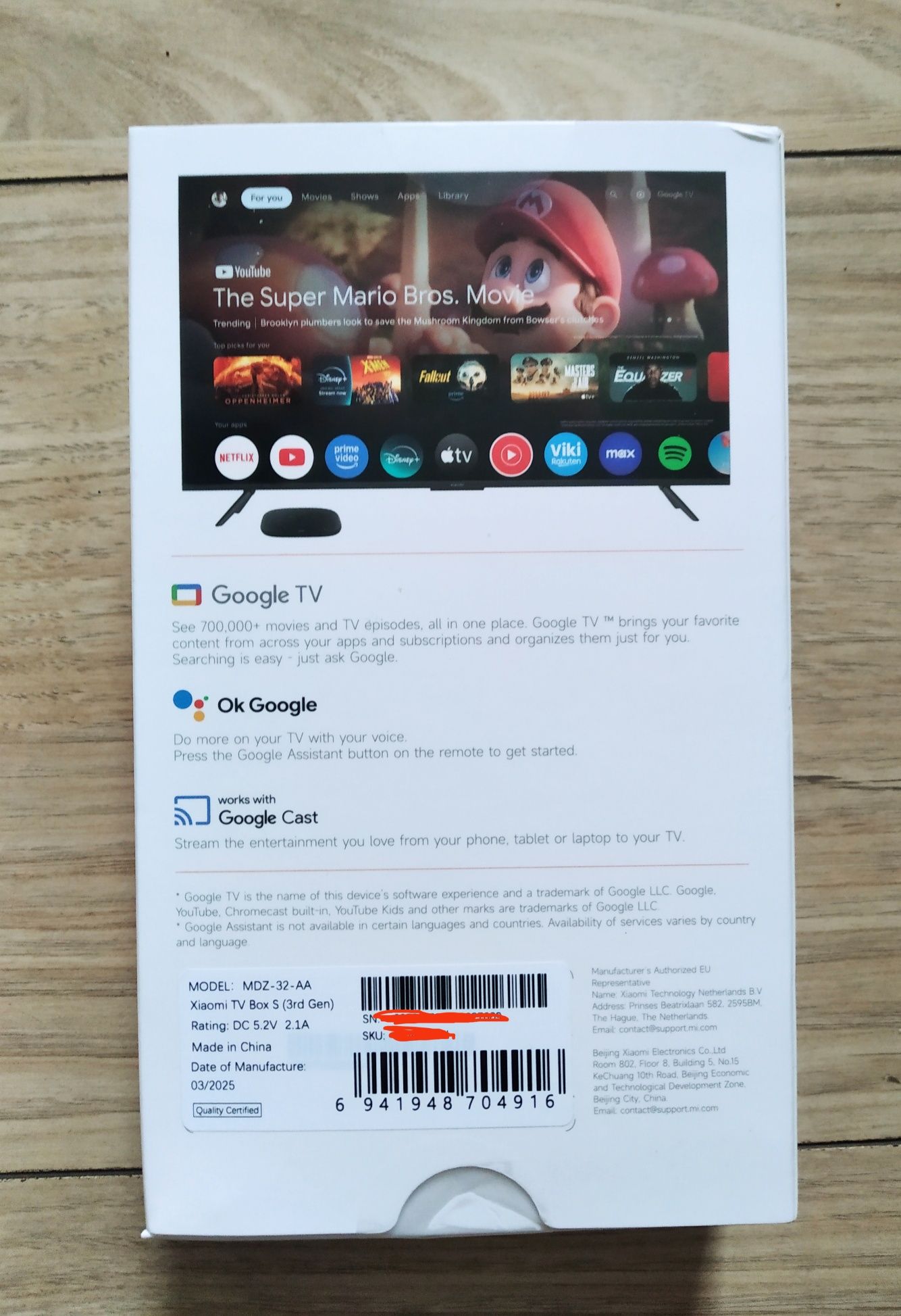 Android приставка Xiaomi Box S  3rd Gen. Новинка 2025г.