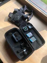 GoPRO 9 Black + Max Wide Lens, ham, card 256 GB, 2 baterii
