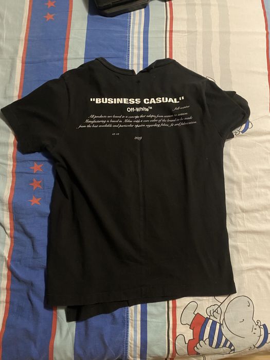 Tricou Off White Business Casual, mărimea M
