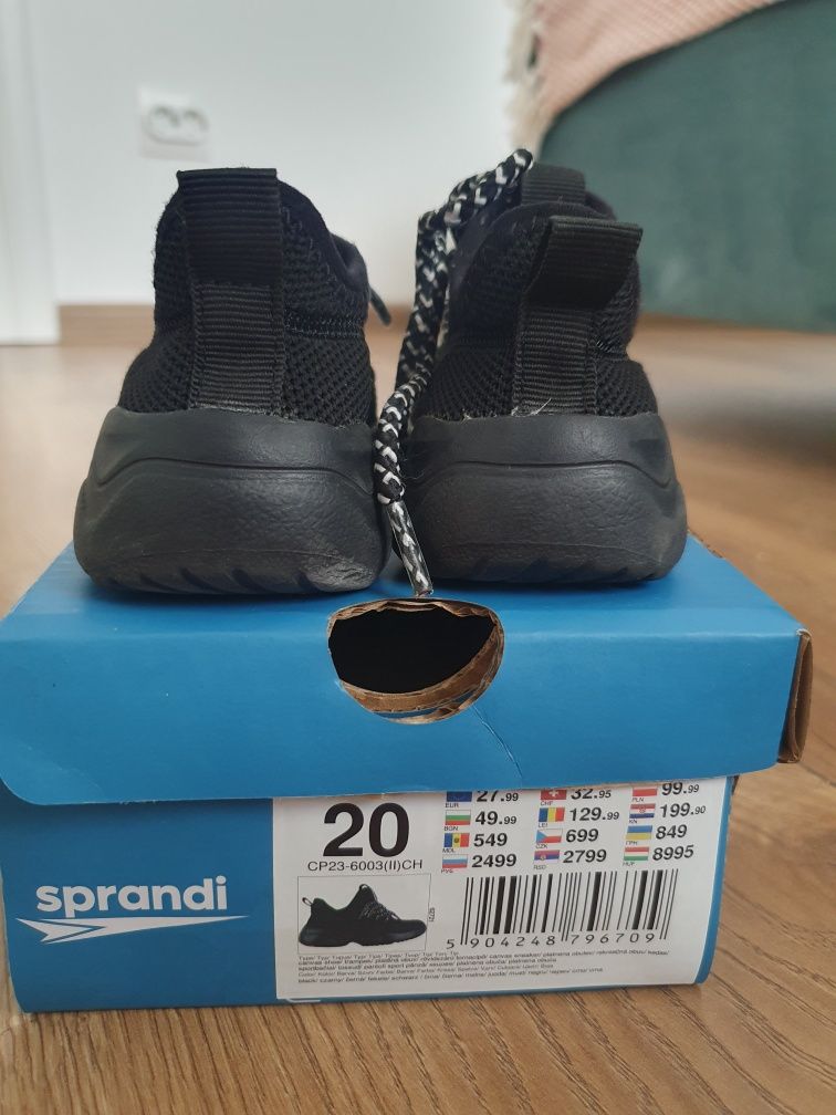 Adidasi fete/baieti Sprandi 20 CP23-6003(II)CH negru