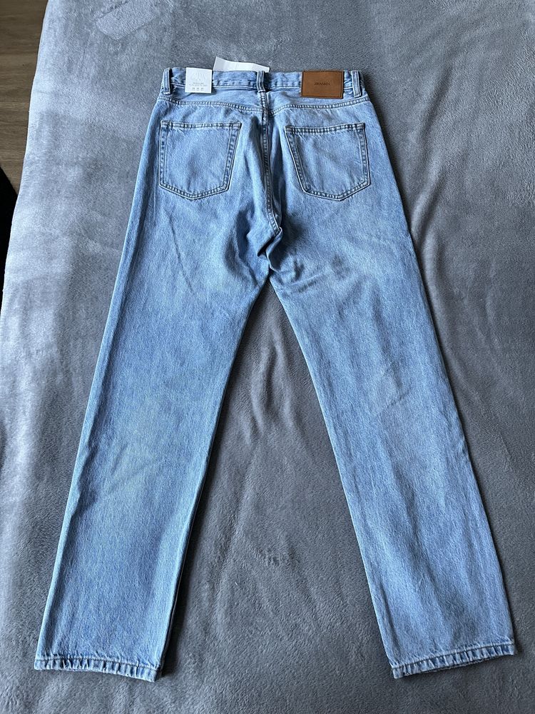 Дънки Zara , мъжки , размер 38 , Regular Straight-Leg Jeans