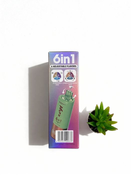 Vape Fizzy 6 în 1 – 60000 pufuri, reîncărcabil