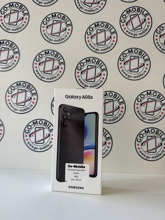Samsung Galaxy A05s - 64GB - Negru - Nou - Garantie