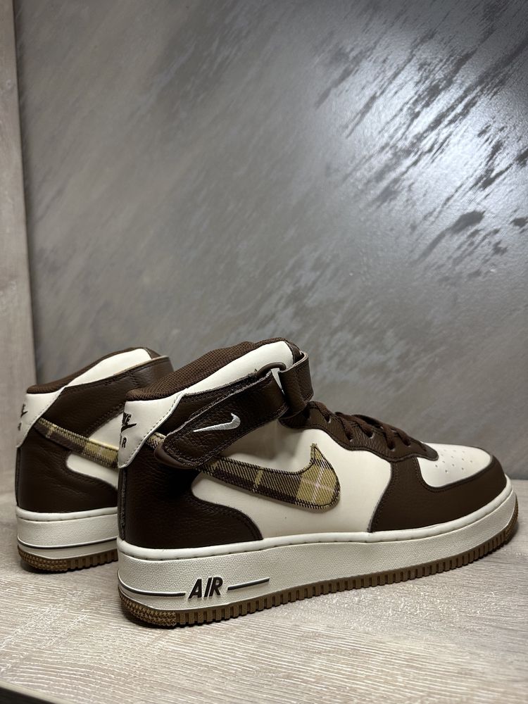 Nike Air Force 1 Brown Plaid (44.5)