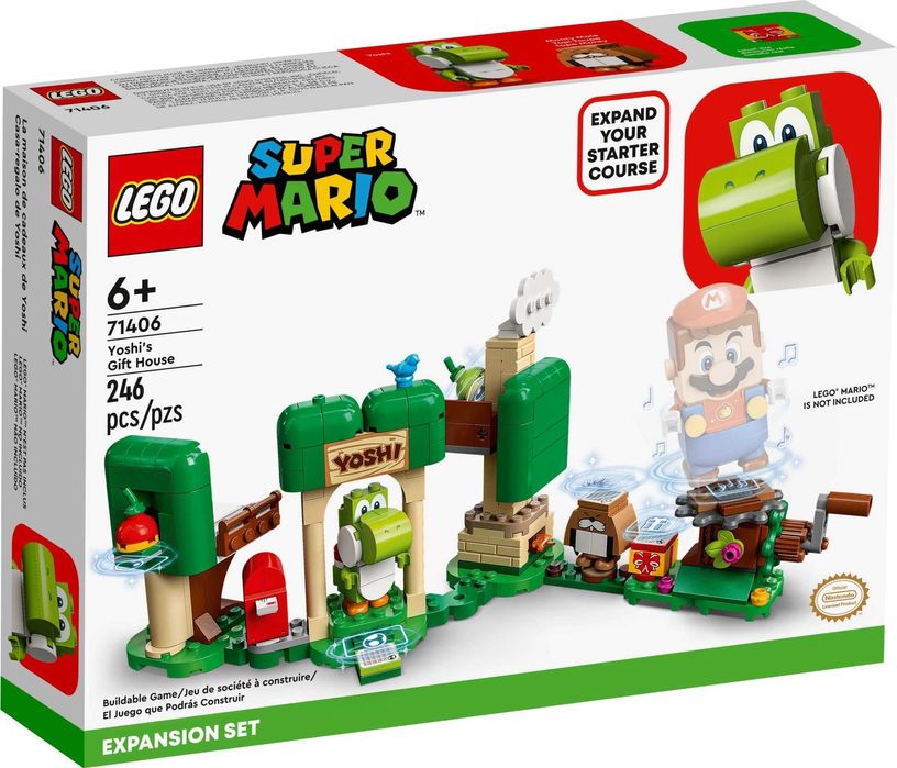 LEGO Super Mario 71406 : Casa de cadou a lui Yoshi - NOU sigilat