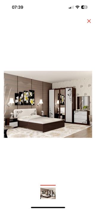 Спальн гарнитура почти новая матрас чистый новый