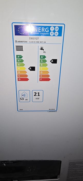 Centrala termica Ariston Class B 24KW WiFi cu boiler incorporar