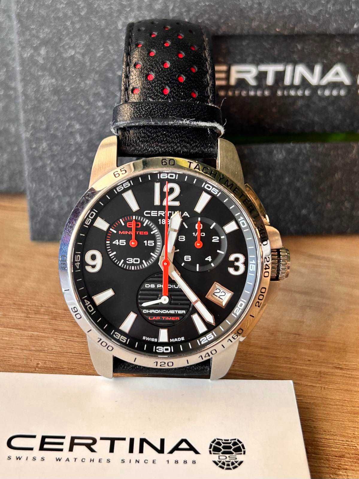 Часовник Certina  DS Podium хронограф мъжки Сертина Swiss made