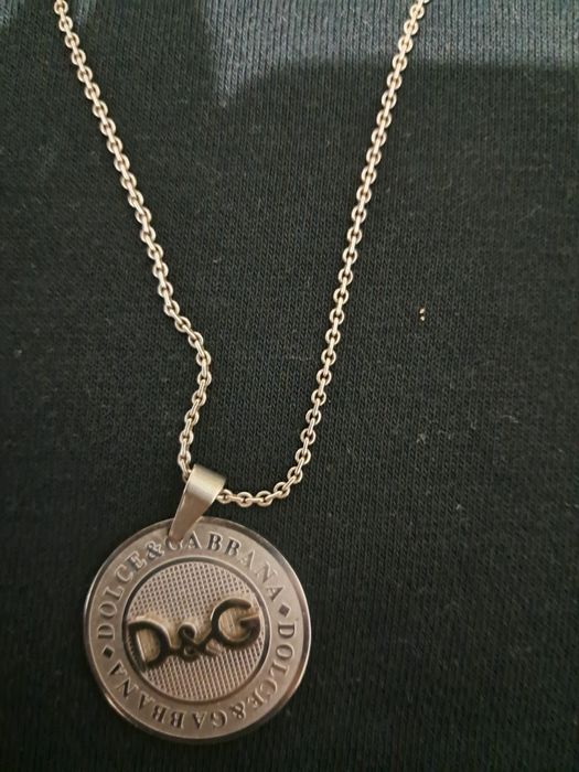 D&G ланец сребърен