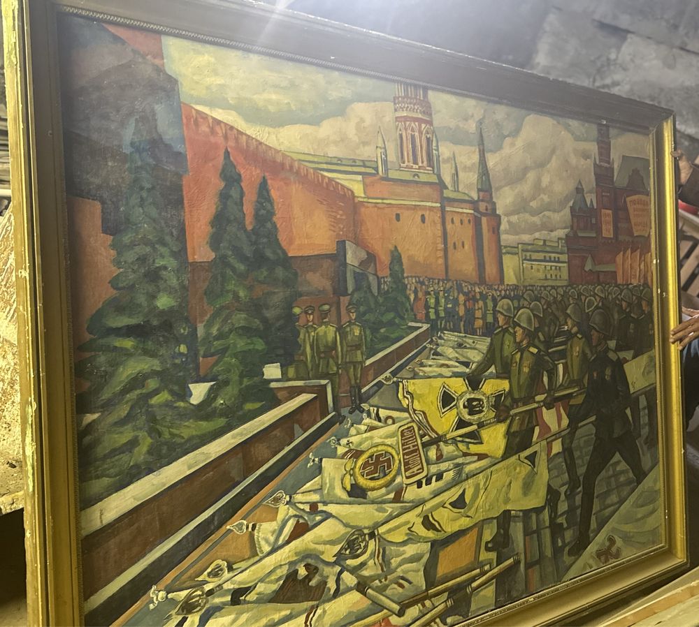 Уникальная картина 1975 года с историческим сюжетом