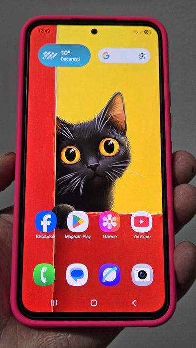 Samsung A54, 128 / 8 gb, husă și sticlă