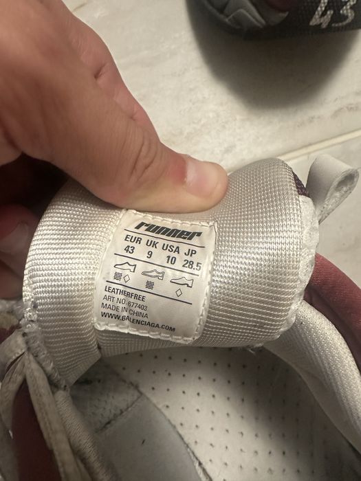 Balenciaga Runner Sneaker “Burgundy”