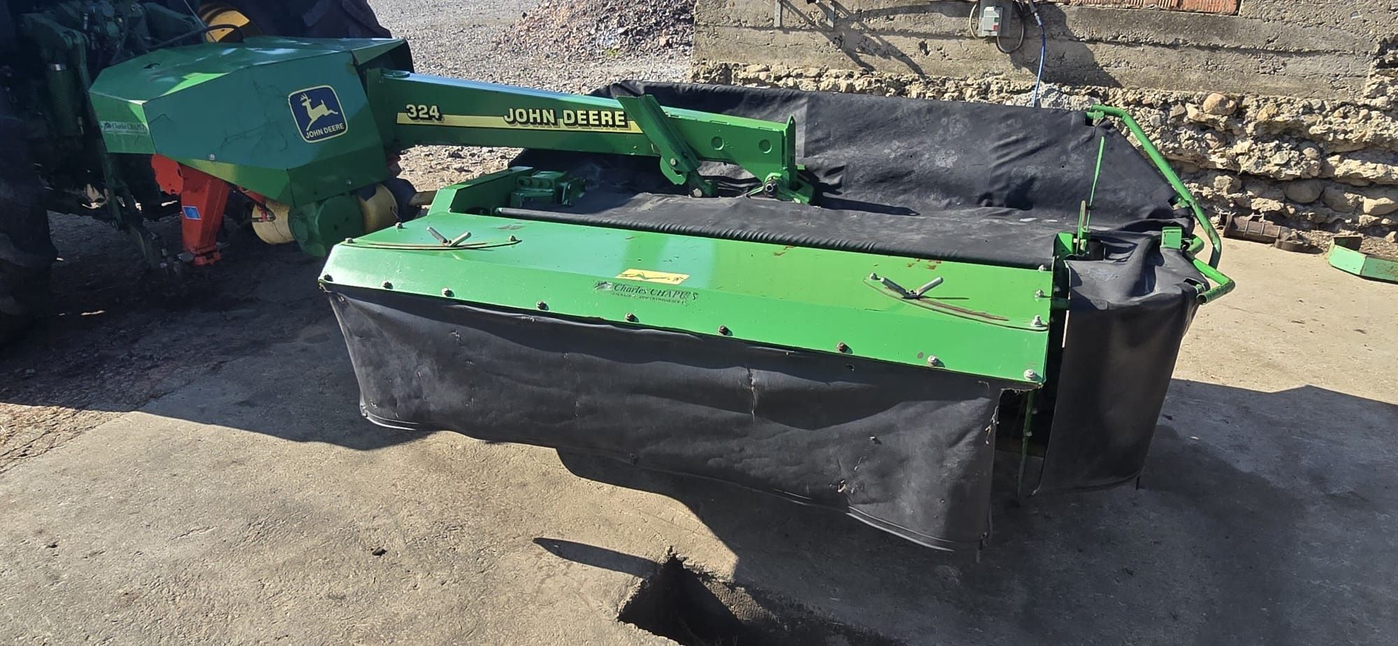 Coasa cositoare Kuhn 2.4 m cu imprastietor 6 talere