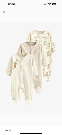 Pijamale unisex Next marimea 80 cu fermoar