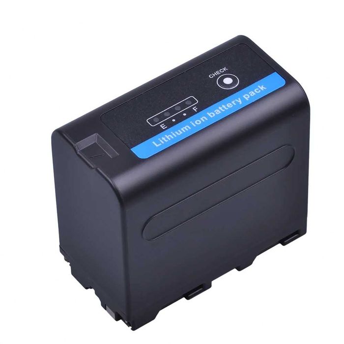 Set 2 acumulatori NP F960 F970 7200mAh + incarcator dublu pt SONY NP-F