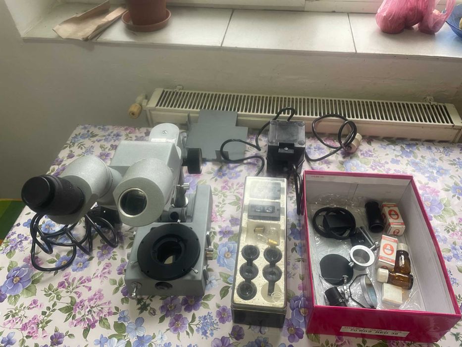 microscop binocular IOR N.T.I. 486-81 incomplet