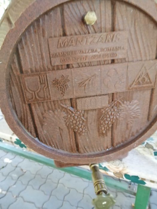 Vand butoi de vin MANTZARIS 260 litri, damigene sticla
