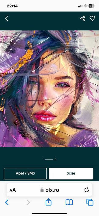 Caricatura pictata la comanda(nu digitala) portrete reale