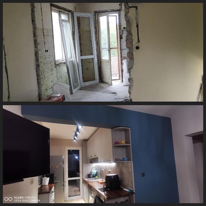 Довършителни ремонти Шпакловка Окачен таван Скрито осветление и други