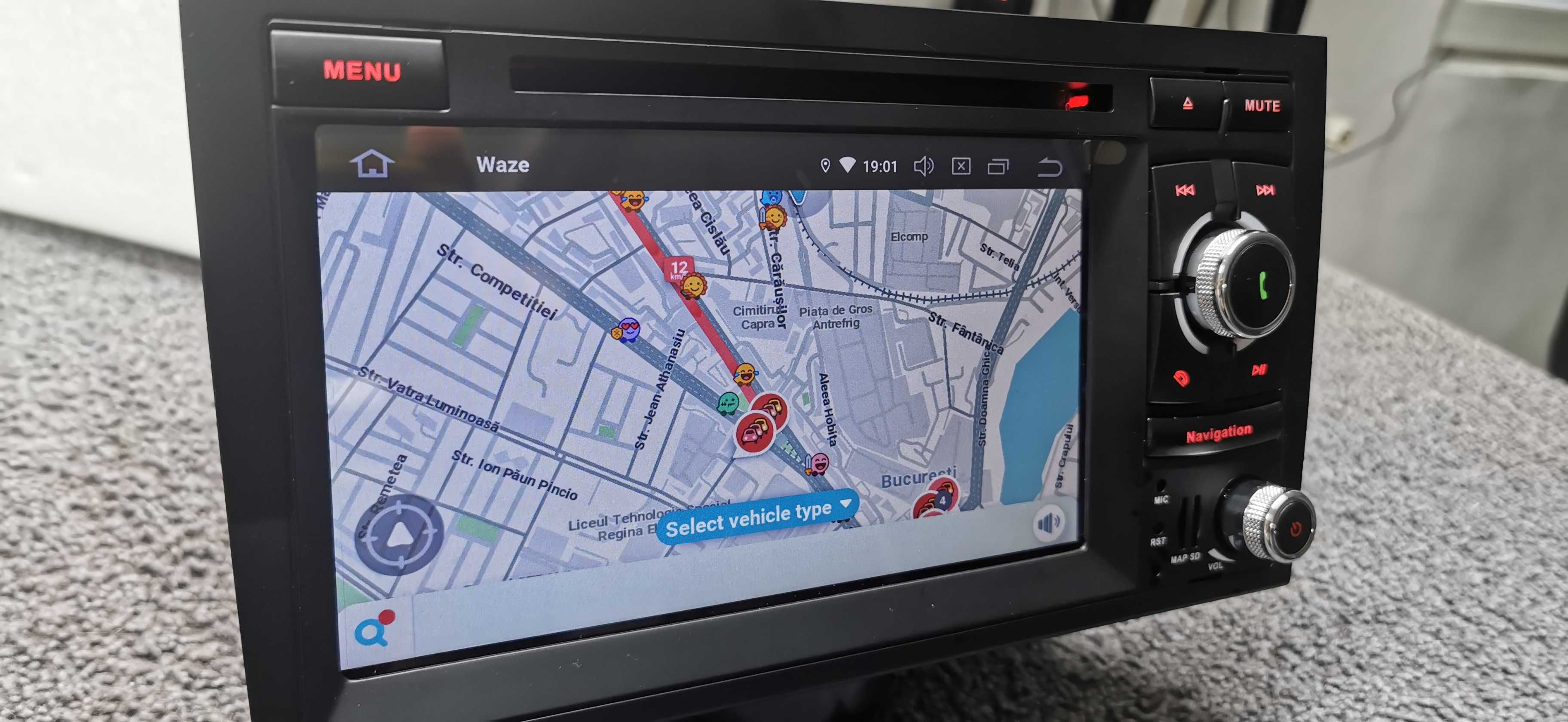 Navigatie Audi A4/RS4 /Seat Exeo ANDROID  OCTACORE 64GB/4GB