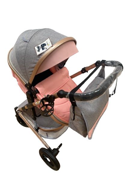 Carucior 3 in 1 transformabil, cadrul aluminiu cu suspensii 0-36 luni