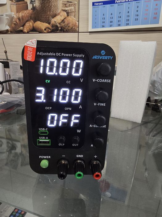 Vavd suta de laborator, sursa de alimentare 0-120v și 0-30v