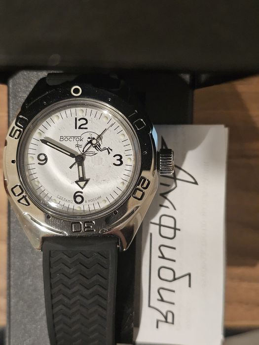 Часы Восток Амфибия новые оригинал в заводских плёнках автомат