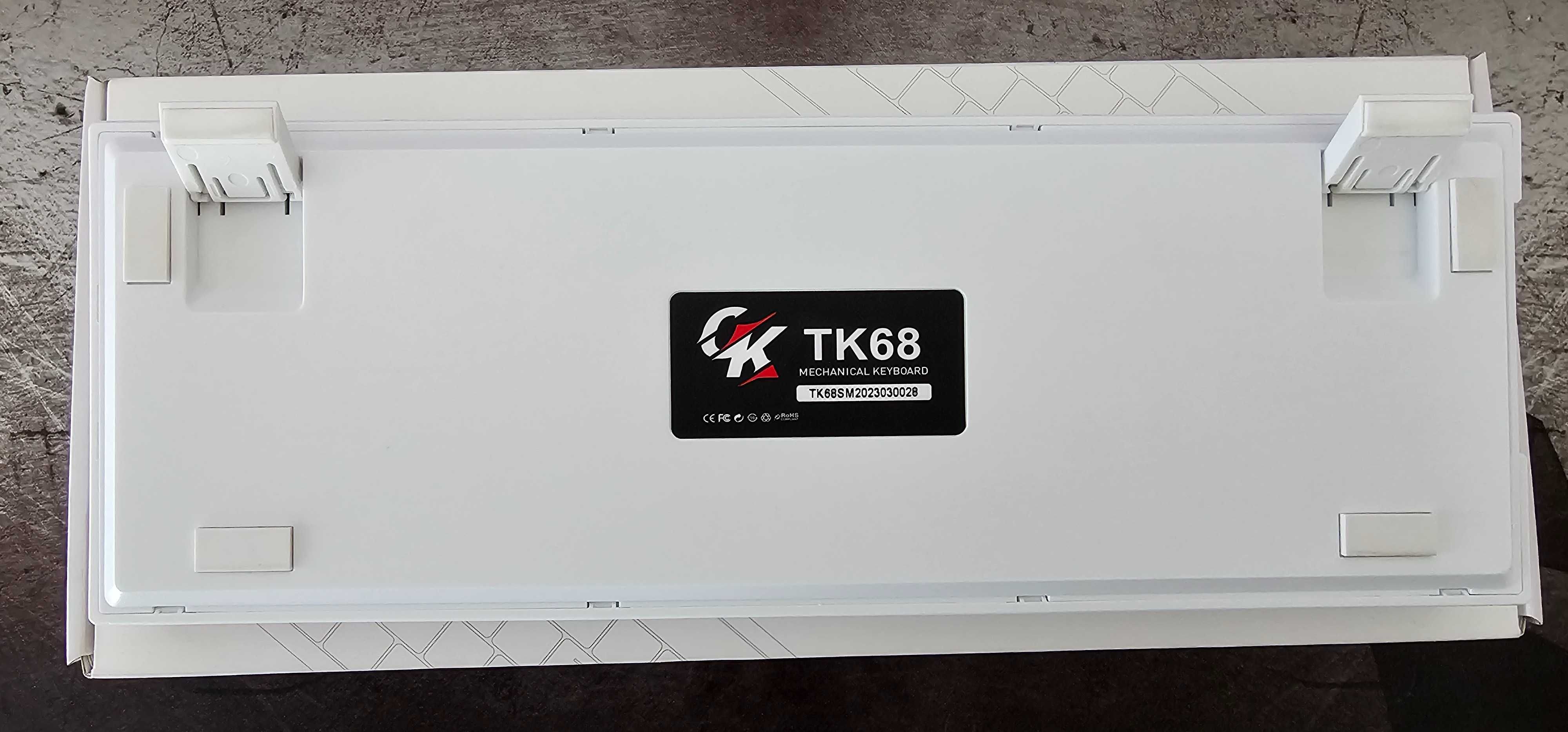 GK GAMAKAY TK68 RGB механична клавиатура (Gateron Blue Switch)